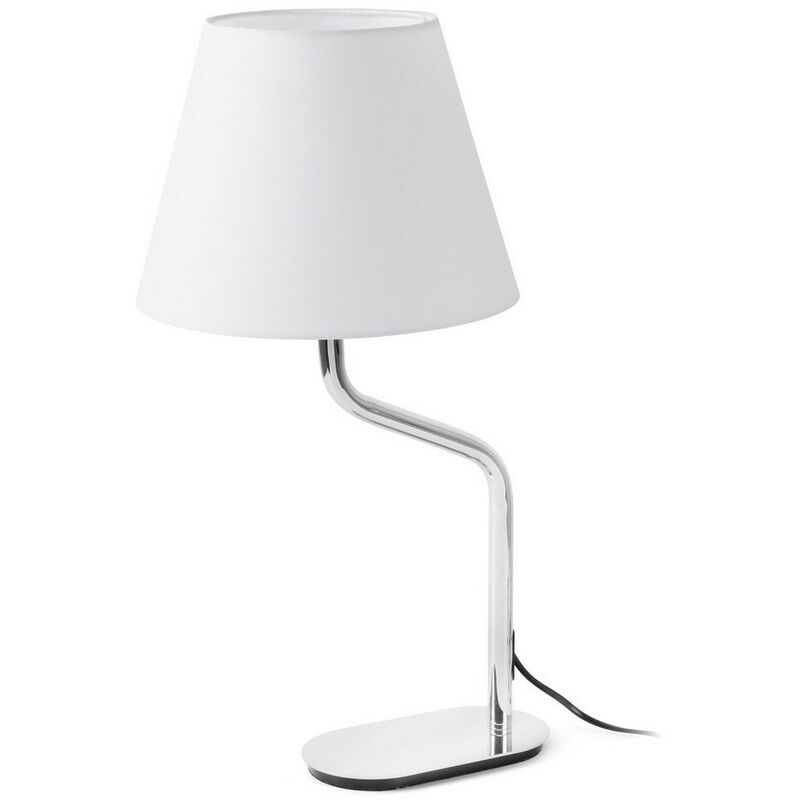 Faro ETERNA - Table Lamp Round Tapered White, E27