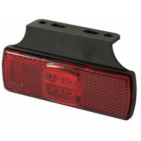 FARO FANALE POSIZIONE INGOMBRO ROSSO 4 LED 12/30V CAMION TRATTORE (33923)