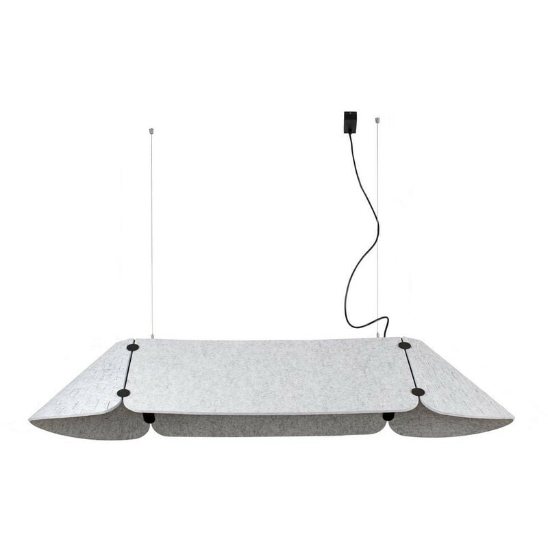 Faro fonovia - Integrated led Straight Bar Pendants Grey, 4000K