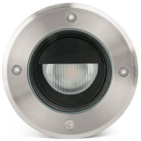 Faro GEISER Lampada da Incasso a Parete per Esterno da 13cm Inox Satinato 3000K IP67