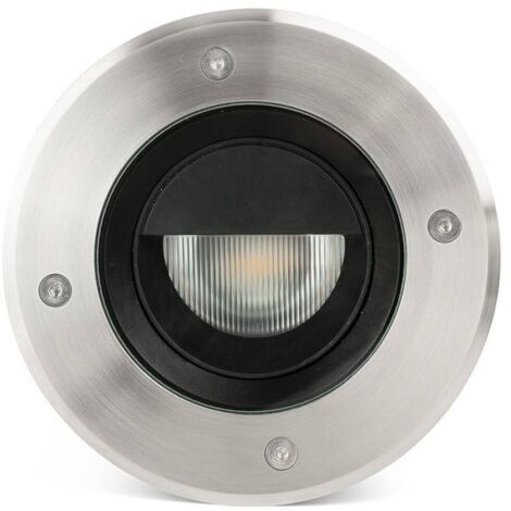 Faro GEISER Lampada da Incasso a Parete per Esterno da 18cm Inox Satinato 3000K IP67