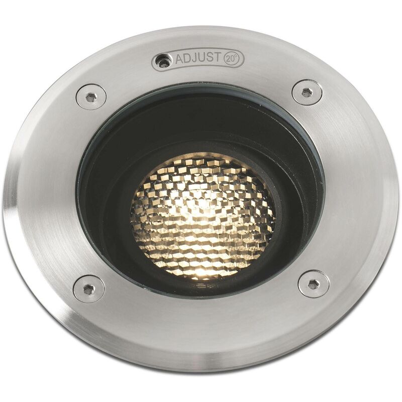 Faro Geiser - Outdoor led Recessed Ground Light Tiltable 7W 3000K 10deg. IP67