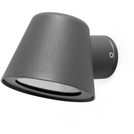 Faro Gina - Applique murale extérieure à 1 ampoule gris foncé IP44, GU10
