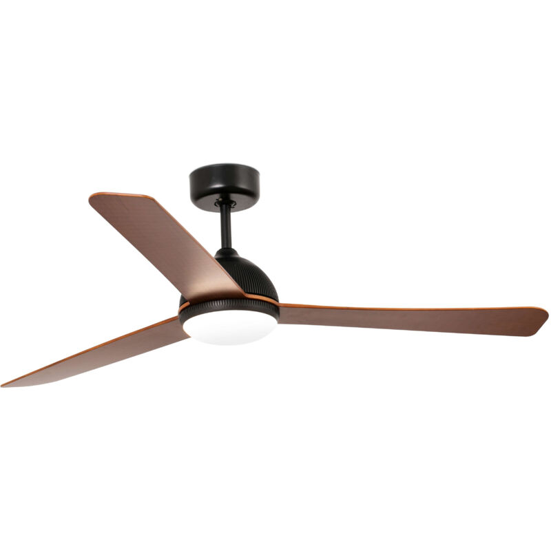 Dc ceiling fan Grid Black with led light and remote