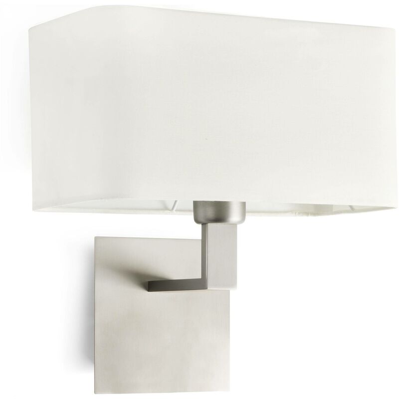 Faro Hanna - Wall Lamp Nickel with Shade 1x E27