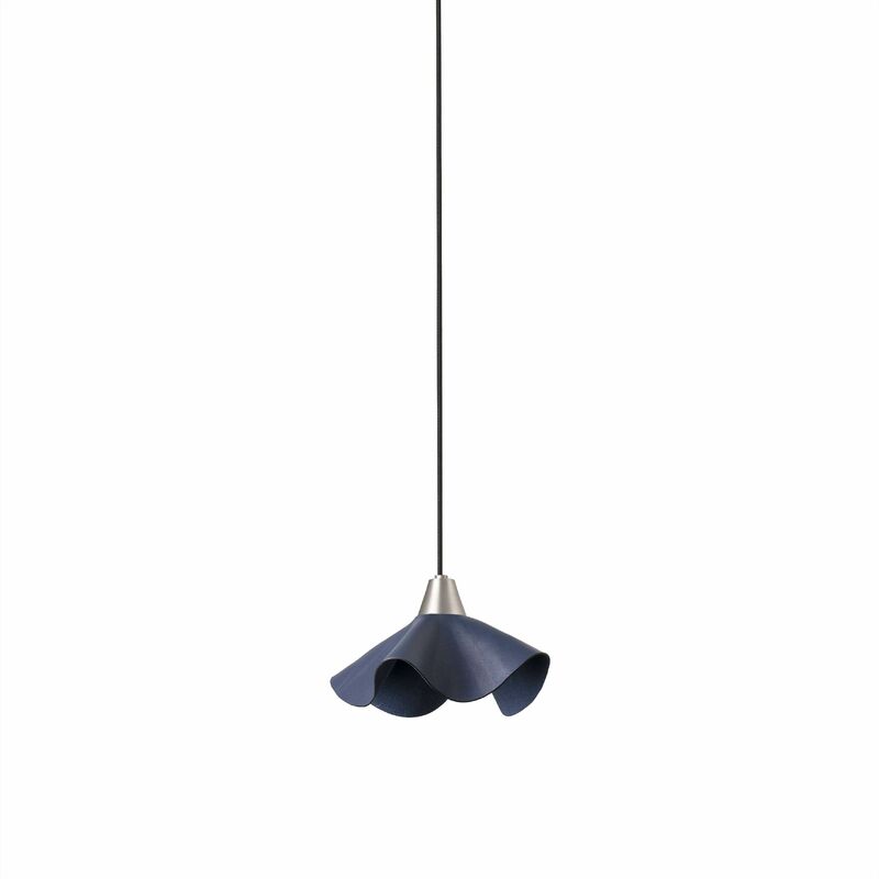 08-faro - Helga blue leather pendant