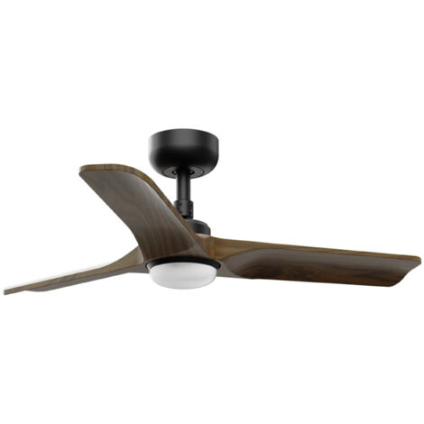 Faro Heywood Small Led White, Light Wood DC Ceiling Fan 6 Speed