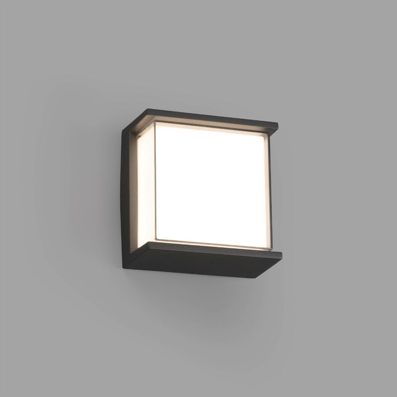 Faro Hikari - Outdoor led Dark Grey Wall Light 10W 3000K IP65