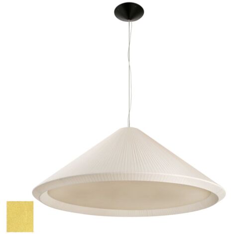 Faro Hue-In - Lámpara colgante de techo de cúpula grande con 4 luces, amarillo, E27