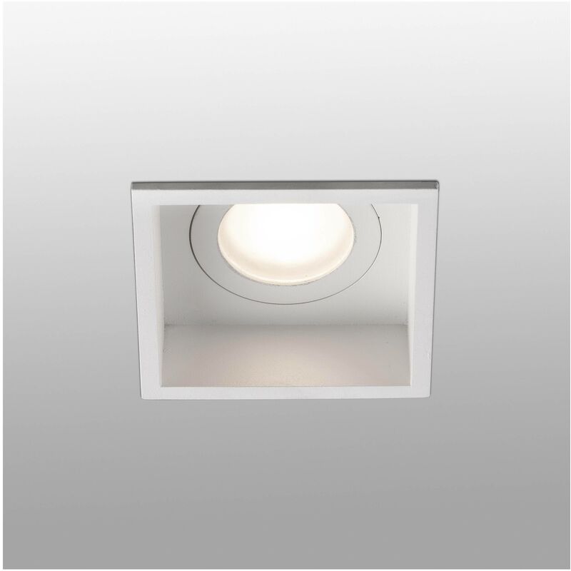 Faro Hyde - White square Recessed Downlight IP44, GU10