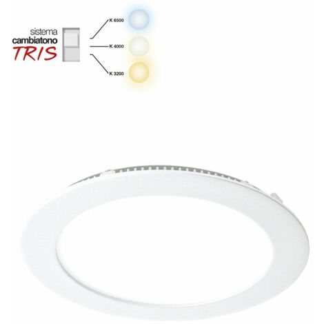 Faro Incasso Led 20W Tricolor