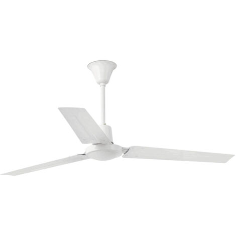 Faro Indus Large Ceiling Fan Without Light White