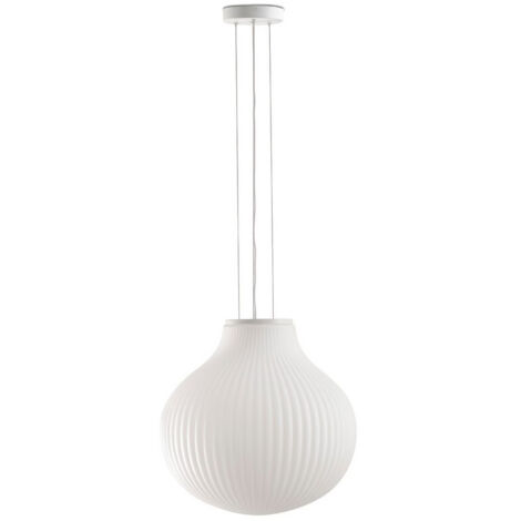 Faro ISABELLE 40cm Globe Pendel-Deckenleuchte Mattweiß