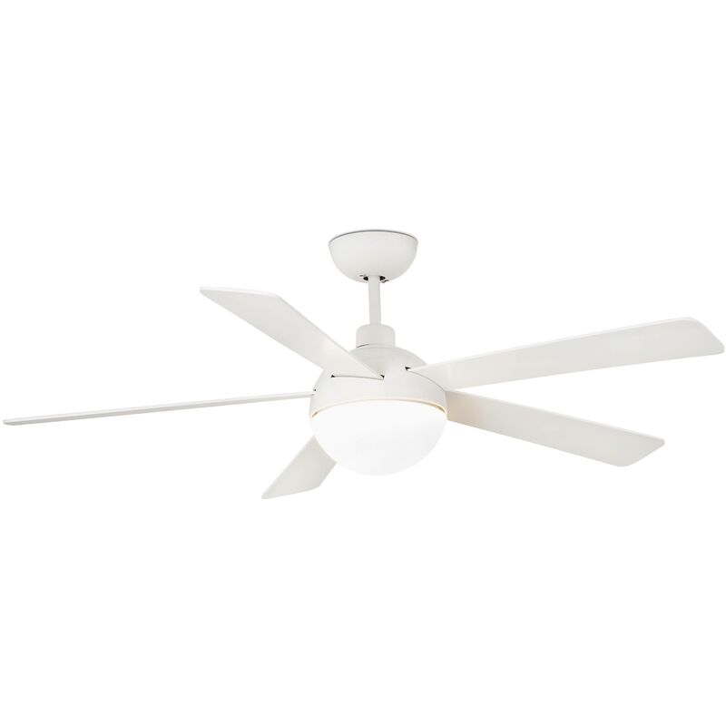 Faro Izaro led Ceiling Fan 132cm White 5 Blades 15W