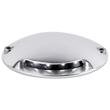 Faro Keenan - Aplique LED bidireccional exterior para pared / suelo Níquel IP67