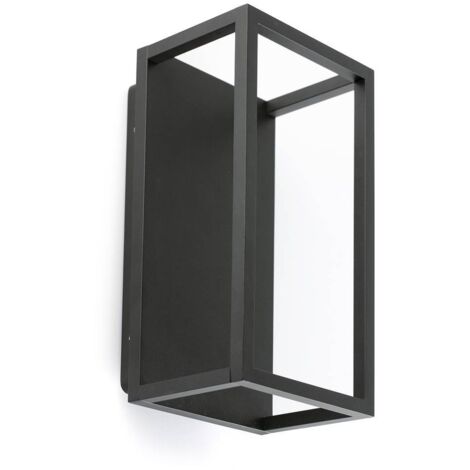 Faro KELA Lanterna da Parete per Esterno Nera 2700K IP54