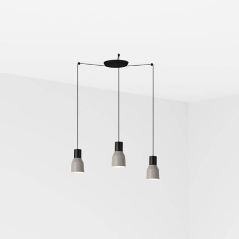 Faro KOMBO - Cluster Anhänger Decke Hellgrau, E27