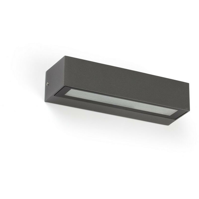 Faro Barcelona - Faro lako - Integrated led Down Lighter Outdoor Wall Light Grey, 3000K, IP65