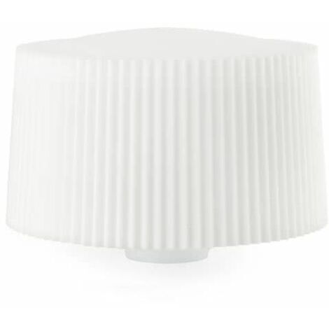 Faro lampada muffin paralume bianca da esterno 200x200x115 mm 74429