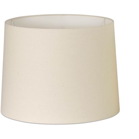 Faro - Lampe de table ronde abat-jour beige