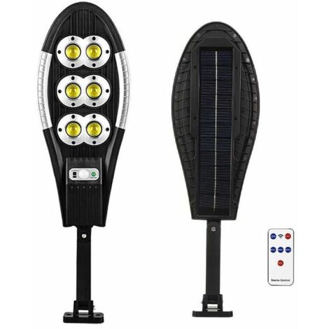 Faro lampione stradale pannello solare con sensore telecomando 150LED COB Art.06