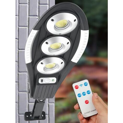 Faro lampione stradale pannello solare con sensore telecomando 90LED COB Art.03