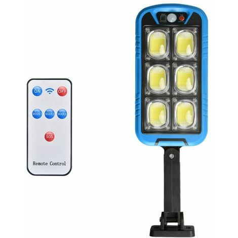 Faro lampione stradale pannello solare fotovoltaico sensore 150 led COB TA140