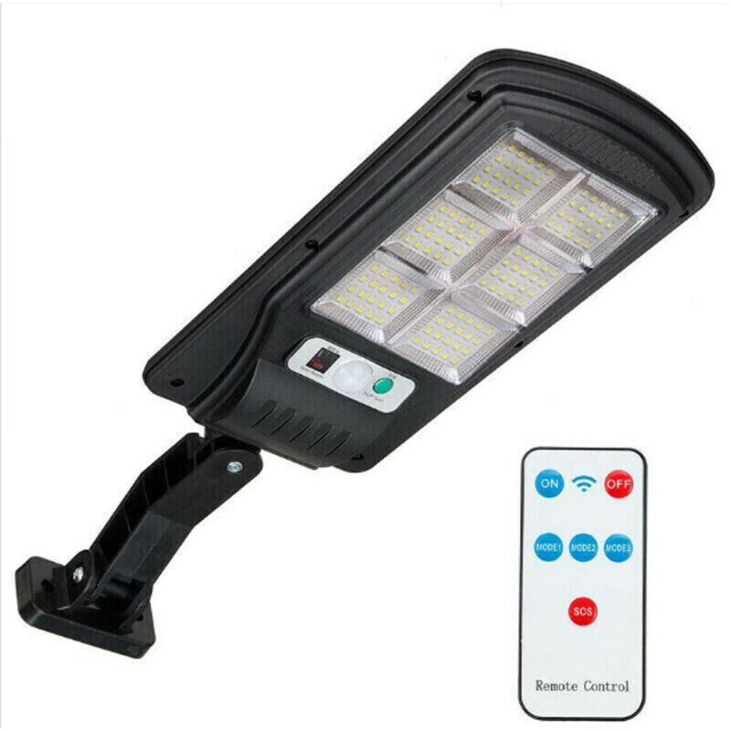 Faro Lampione Stradale Pannello Solare Fotovoltaico Sensore Di Movi...