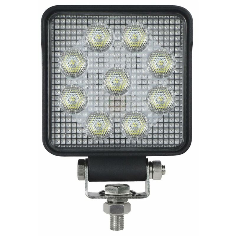Faro da lavoro 9 led osram quadrato ad ampio