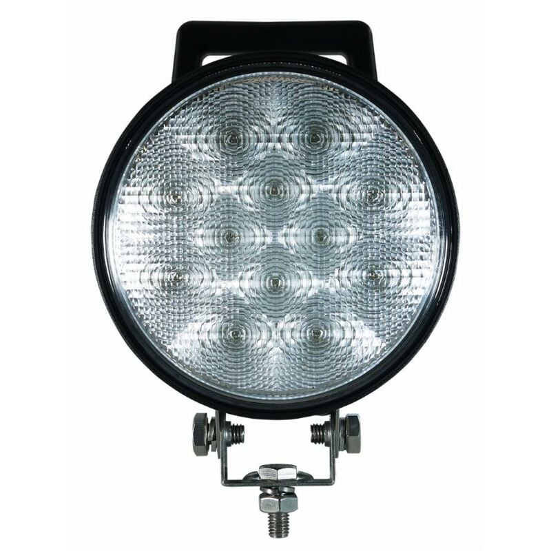 Faro da lavoro 12 led rotondo ad ampio raggio 36W