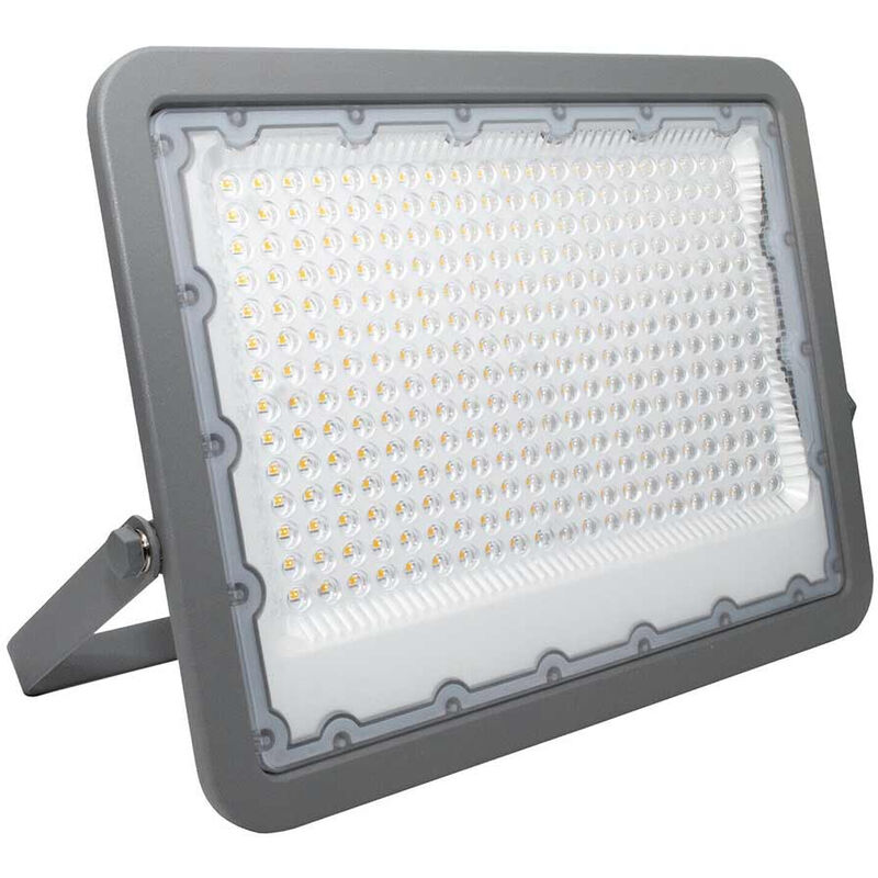 Image of Faro led 200 watt proiettore ultra slim illuminazione per esterno in metallo IP65 a luce fredda 6500k