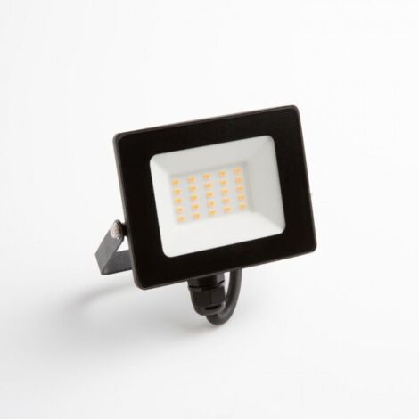 Faro LED 20W 4000K 1800lm IP65 nero Ecolight EC79857