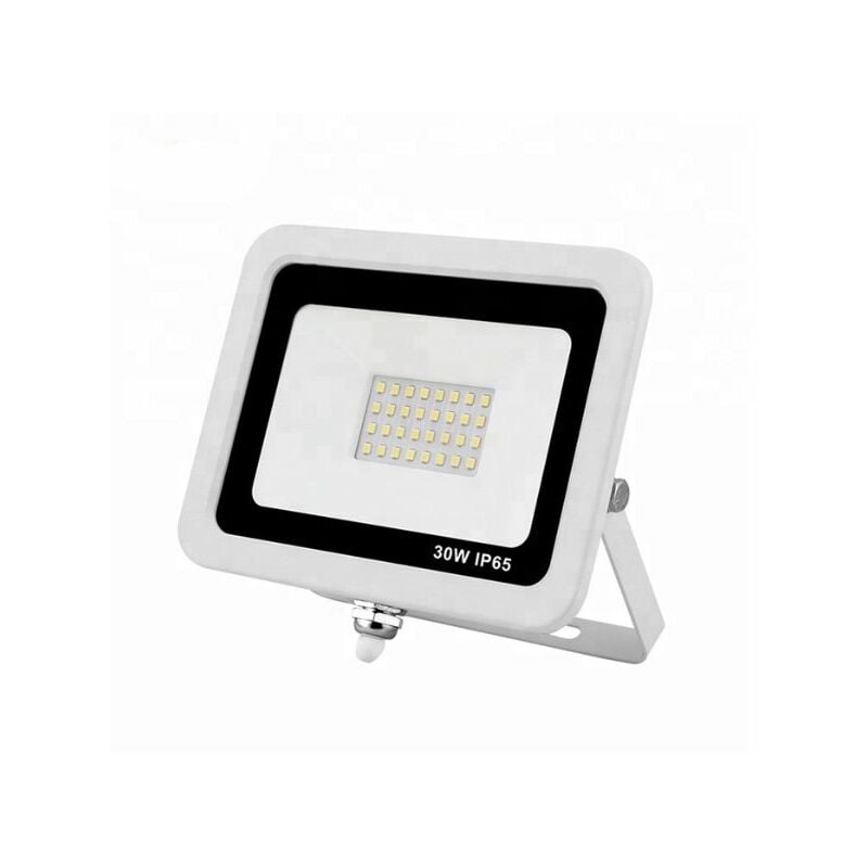 Faro LED 30w Slim SMD IP65 - Bianco - Luce Calda