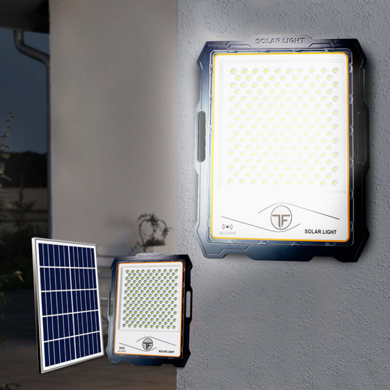 Faro led 600W pannello solare 5000 lumen portatile...