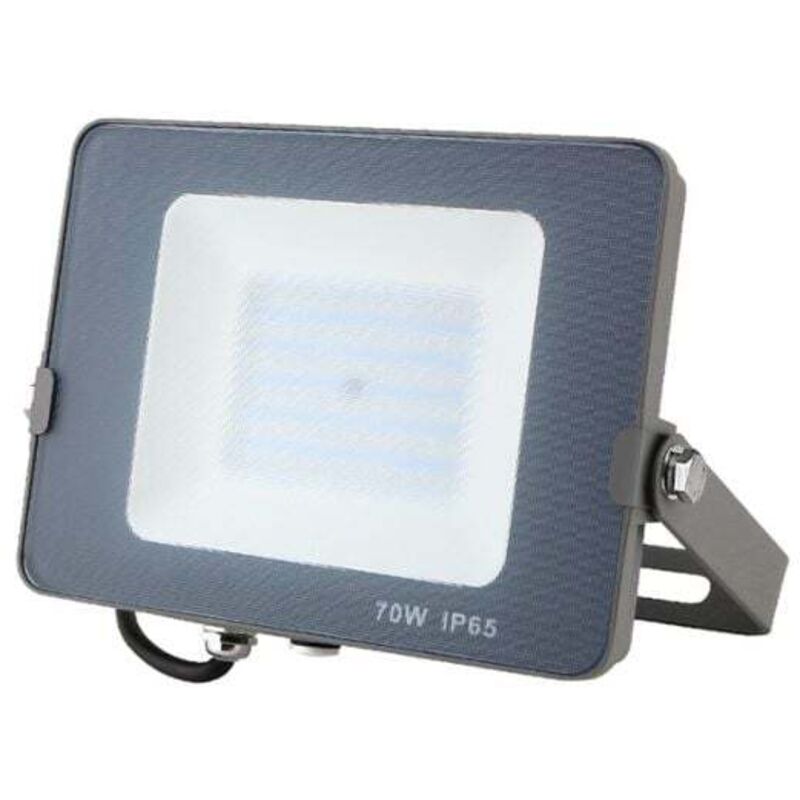 Faro led 70w Slim smd IP65 - Grigio - Luce Fredda