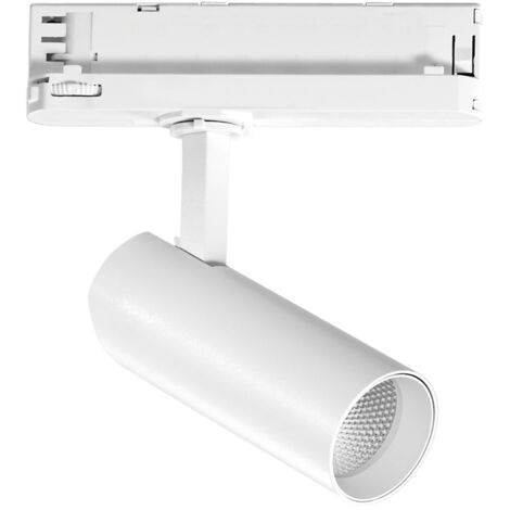 "Faro LED ACTION bianco per binario trifase 13W 4000K (luce naturale)"