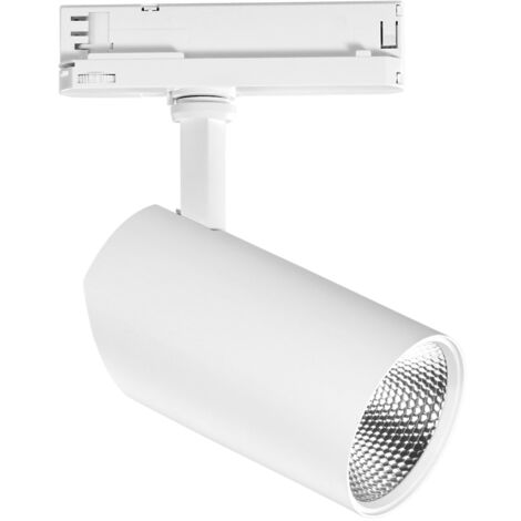 "Faro LED ACTION bianco per binario trifase 42W 3000K (luce calda)"