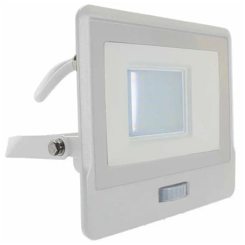 Image of V-TAC V-TAC Fari Faro LED Chip Samsung 30W con Sensore PIR Cavo 1m Colore Bianco 4000K IP65