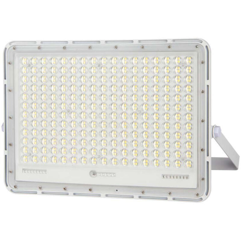 Vtac - V-tac 30w Led-flutlicht Mit Fernbedienung Und Solarpanel, Naturweiß, Ip65