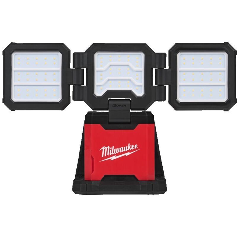 Faro Led da Cantiere M18™ Con 3 Teste Multidirezionali Batteria/Corrente 4500Lm Milwaukee M18 MDTL-0