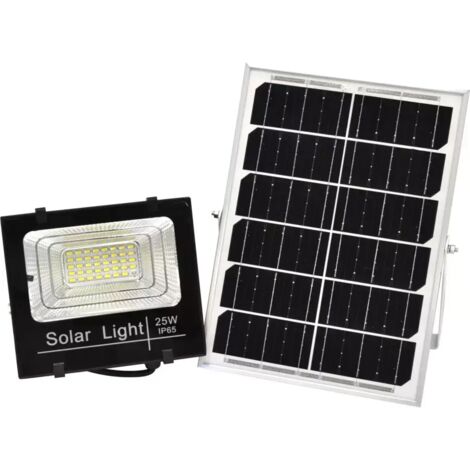 faro led da esterno solare crepuscolare, 25 w 4000 k