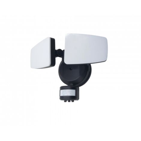 Faro LED doppio CCT 24W 1900lm con sensore PIR IP54