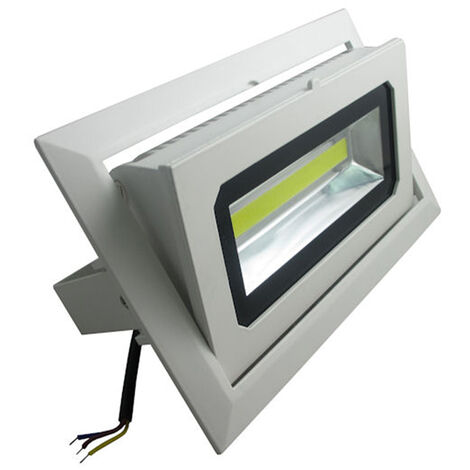 Faro LED Esterno 20W Incasso Luce Calda Orientabile Giardino Staffa Fissaggio