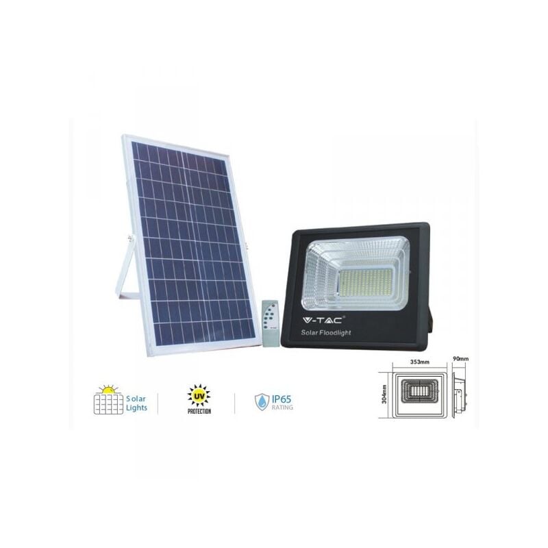 Faro Led Flood Light con Pannello Solare 200W