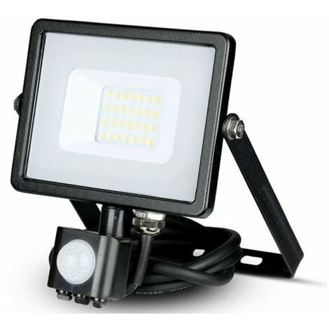 V-TAC Faro LED da Esterno - 20W - [Ultima Generazione] - IP65-1620 Lumen -  Proiettore Faretto LED Esterno Colore Nero per Casa, Giardino, Garage -  Impermeabile - Fari LED Luce Bianca Naturale : : Illuminazione