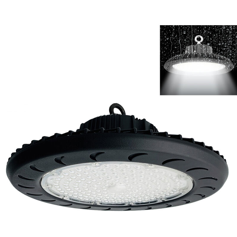 Image of Silamp - Faro Led Industriale Capannoni 200W Disco Rotondo ufo ip65 220vLuce Frossoda 6400k