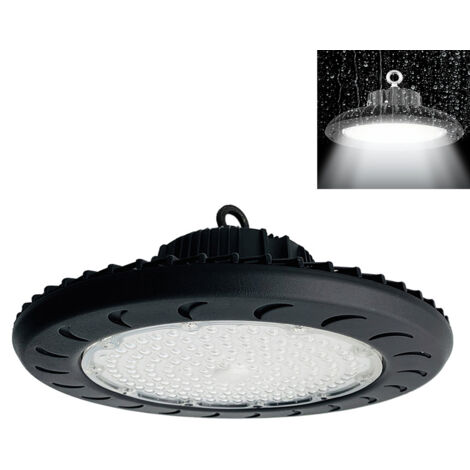 Faro Led Industriale Capannoni 200W Disco Rotondo ufo ip65 220vLuce Fredda 6400k