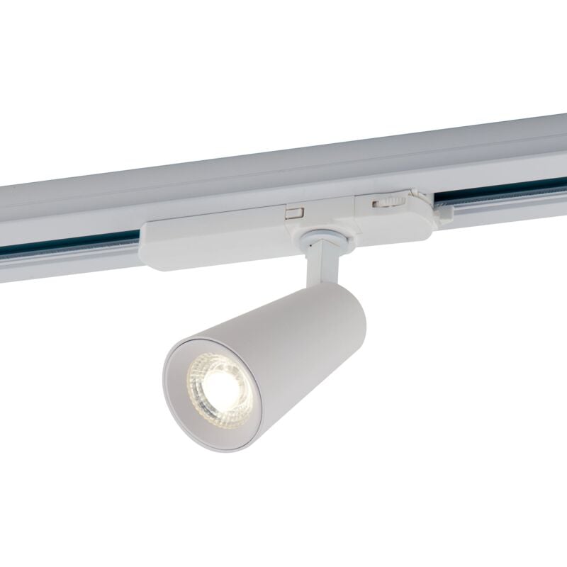 Faro led kone bianco con adattatore trifase 13W