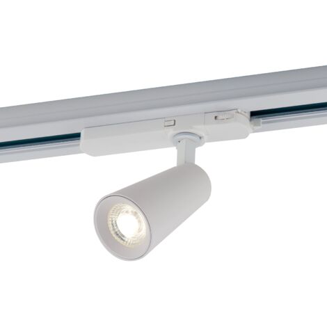 "Faro LED KONE bianco con adattatore trifase 13W 1300 Lumen 4000K (luce naturale)"