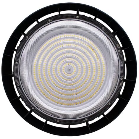 Faro Led Lampada Industriale 200 W Luce Bianca Disco Rotondo Ufo Esterno Ip65 He
